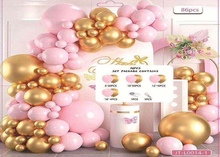 Globos de película de aluminio., 86 piezas, modelo JT-L0014-1