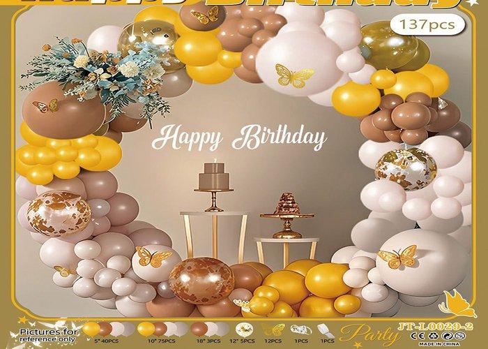 Globos de película de aluminio., 137 piezas, modelo JT-L0029-2