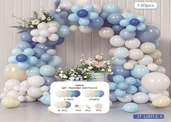 Globos de película de aluminio., 130 piezas, modelo JT-L0013-5