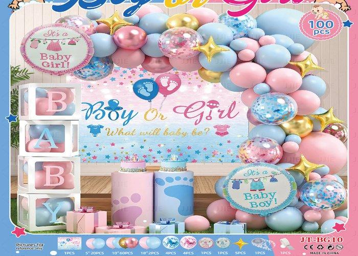 Globos de película de aluminio., 100 piezas, modelo JT-BG10