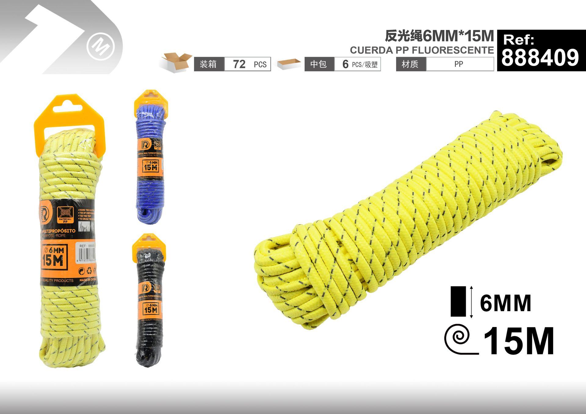 Cuerda de nailon, 6 mm, 15 m, ref. 888409