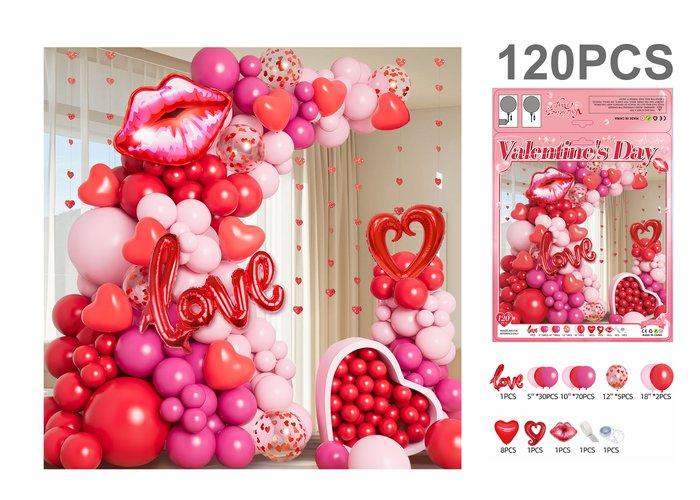 Globos de película de aluminio., 120 piezas, modelo JT-QRJ02