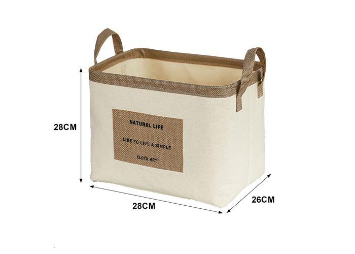 Cesta de tela para almacenamiento, modelo 132823