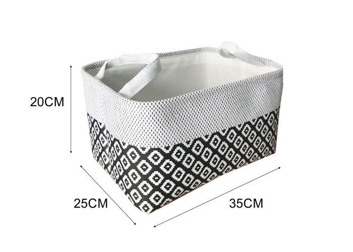Cesta de tela para almacenamiento, 35 × 25 × 20 cm, modelo 132833
