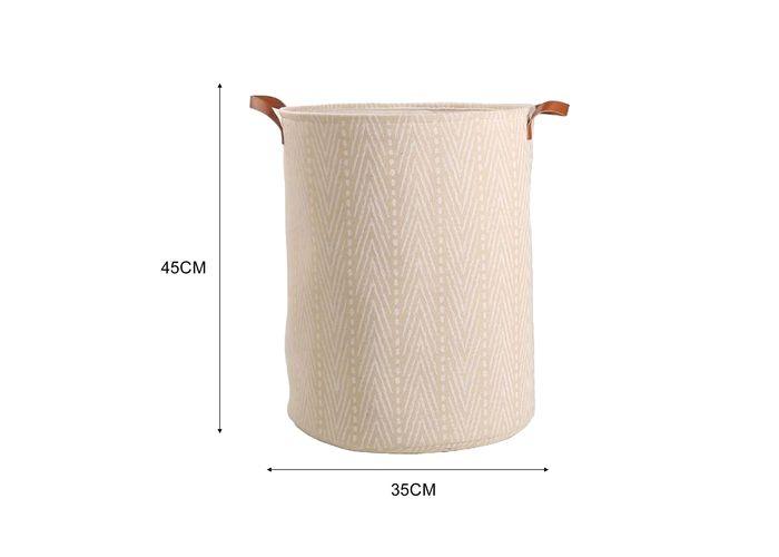 Cesta de tela para almacenamiento, 35 × 45 cm, modelo 132849