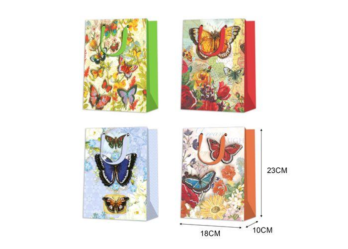 Bolsas de regalo, 18 × 23 × 10 cm, color blanco, modelo 132904