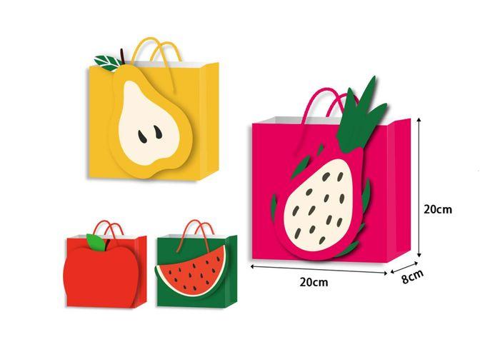 Bolsas de regalo, 20 × 20 × 8 cm, color blanco, modelo 132920