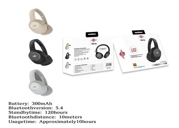 auriculares bluetooth, color azul, modelo TDE-16