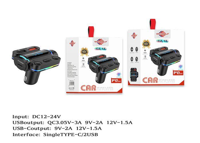 Bluetooth en el coche, color azul, modelo CZ-15A