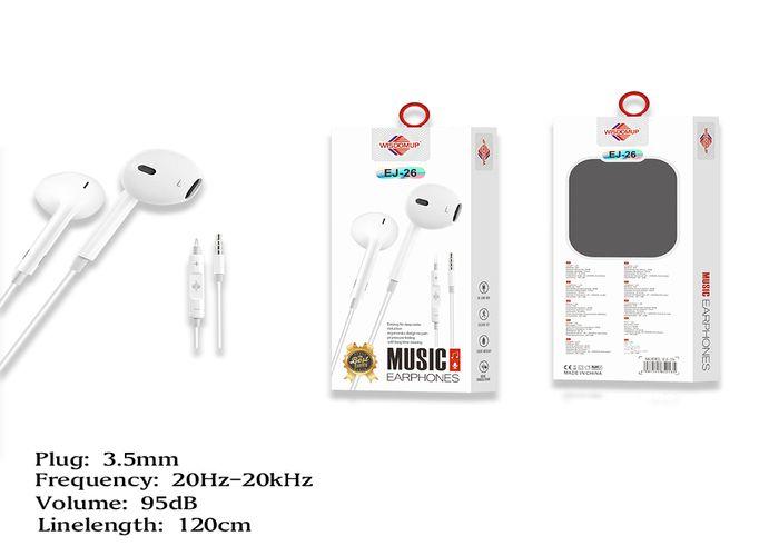 cable de auriculares, 3,5 mm, modelo EJ-26A