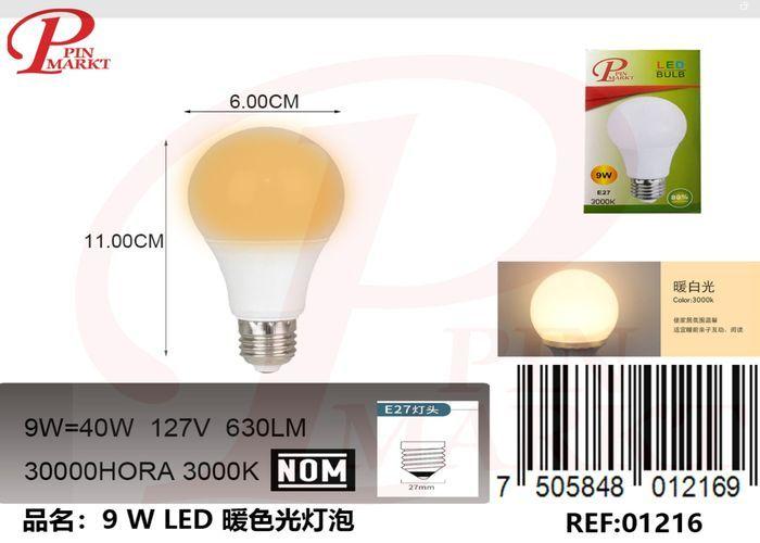 bulbo, 9 W, modelo 262040