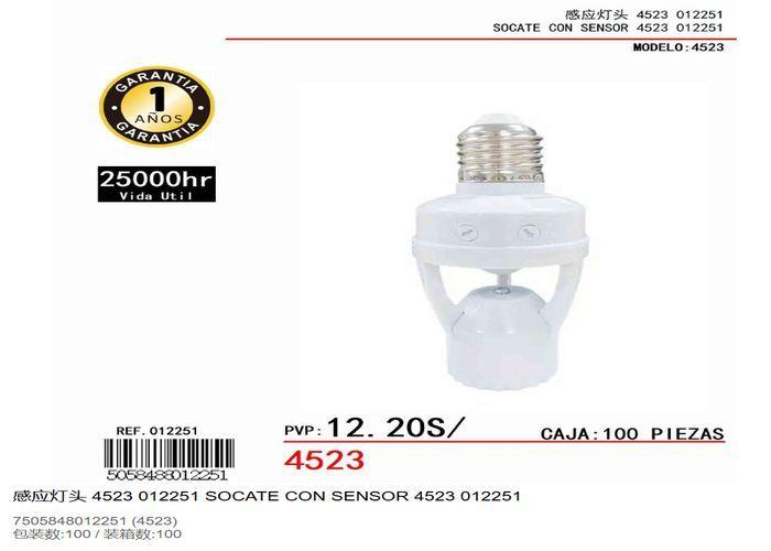 Luz del sensor de movimiento, modelo 262000