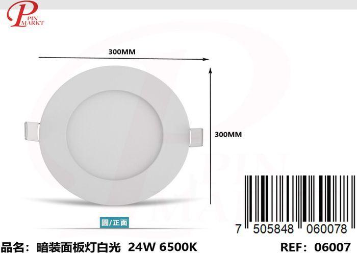Panel de luz, 24 W, color blanco, modelo 262102