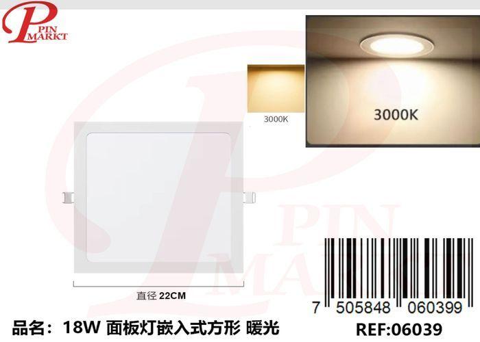 Panel de luz, 18 W, modelo 262121