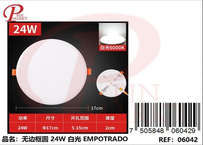 Panel de luz, 24 W, color blanco, modelo 262105
