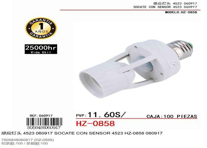 Luz del sensor de movimiento, modelo 261998