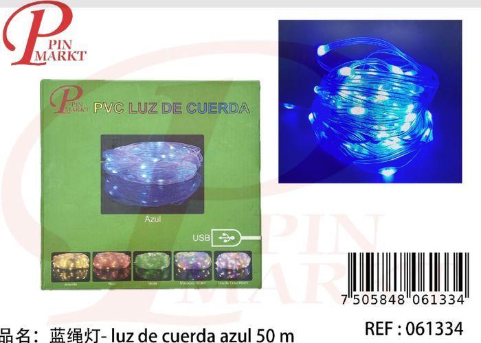 tira de luz, 50 m, color azul