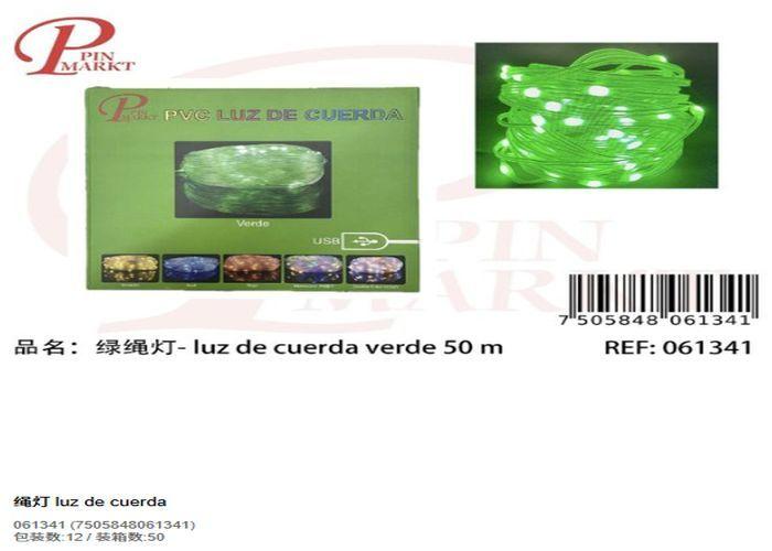 tira de luz, 50 m, color verde