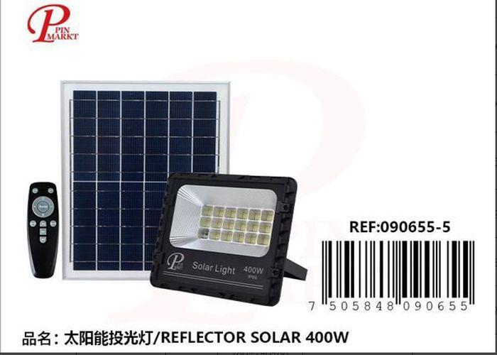 luces solares, 400 W, 2 piezas, color blanco