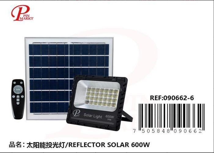 luces solares, 600 W, 2 piezas, color blanco
