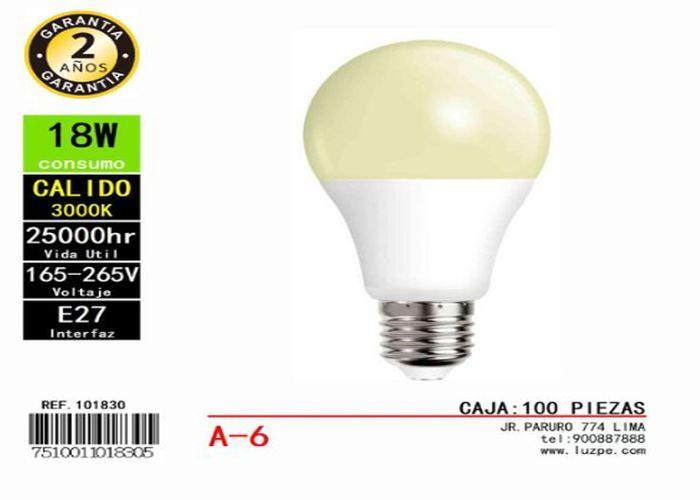bulbo, 18 W, modelo 262059