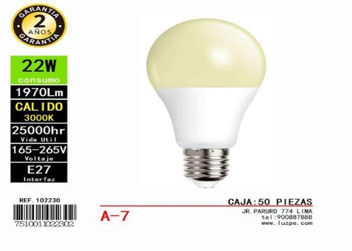 bulbo, 22 W, modelo 262061