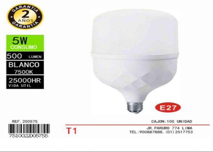 bulbo, 5 W, color blanco