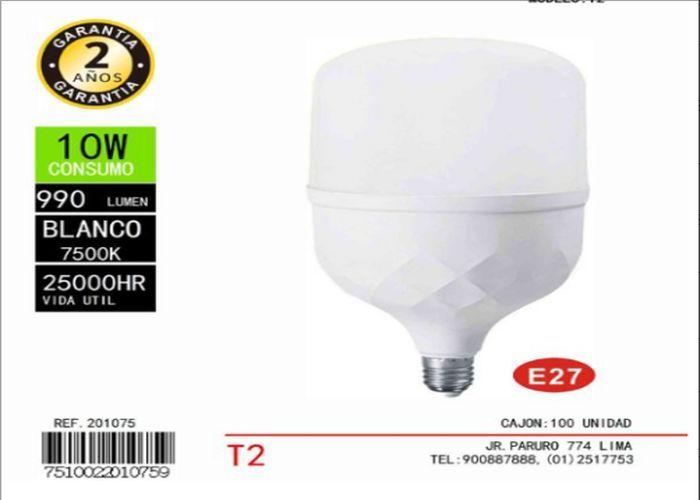bulbo, 10 W, color blanco