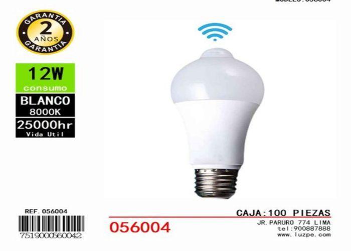 Luz del sensor de movimiento, 12 W, color rojo, modelo 262005