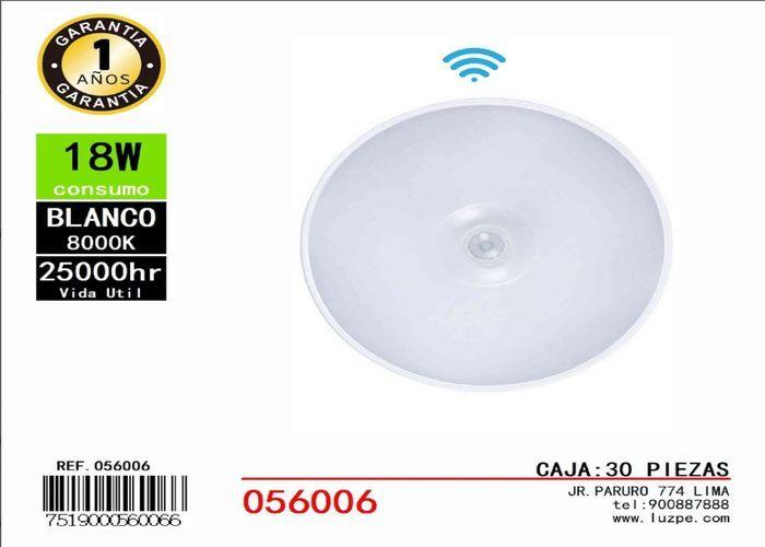 Luz del sensor de movimiento, 18 W, color rojo, modelo 262010