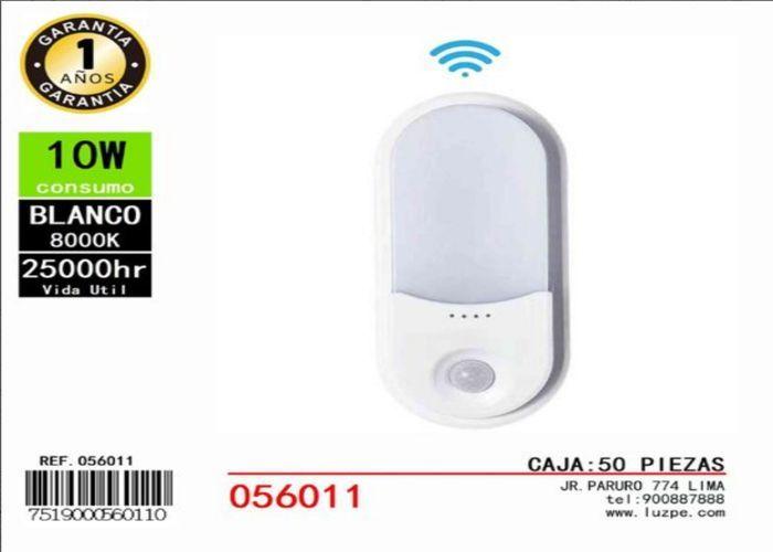 Luz del sensor de movimiento, 10 W, color rojo