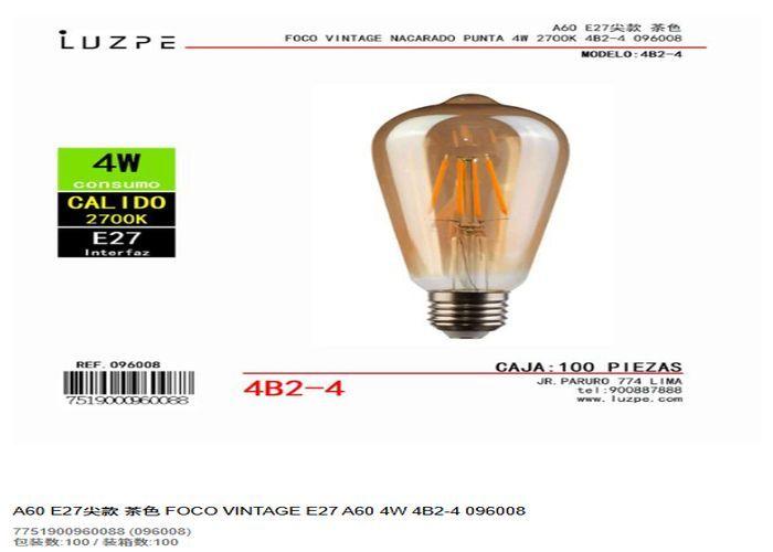 bulbo, modelo ST64, modelo E27, modelo 262150
