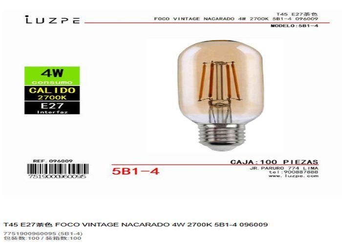 bulbo, modelo T45, modelo E27, modelo 262151