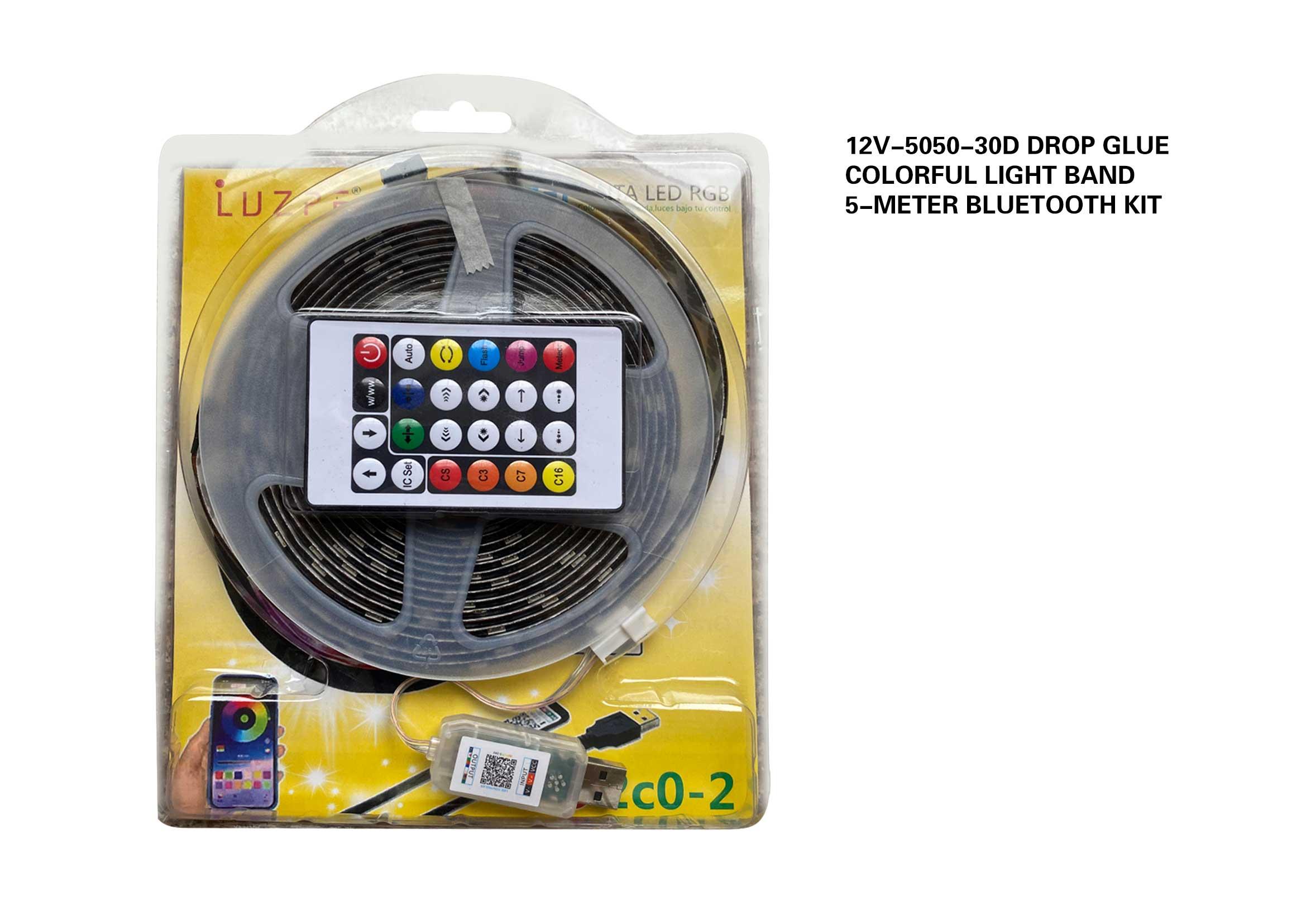 tira de luz, 5 m, 12 V, color azul, modelo 181590