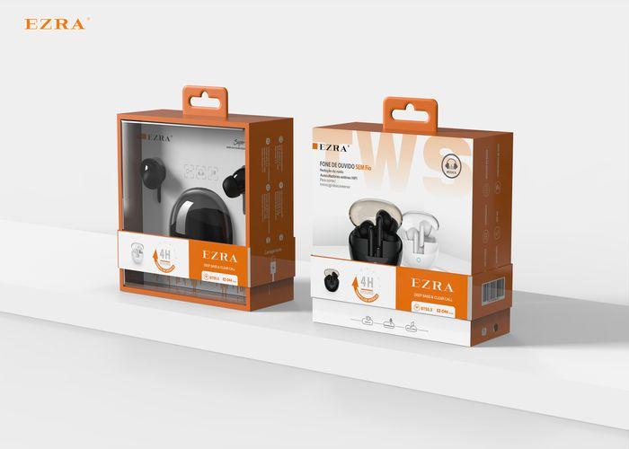 auriculares bluetooth, color azul, modelo EZ-O44