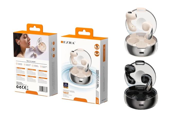 auriculares bluetooth, color azul, modelo EZ-O60