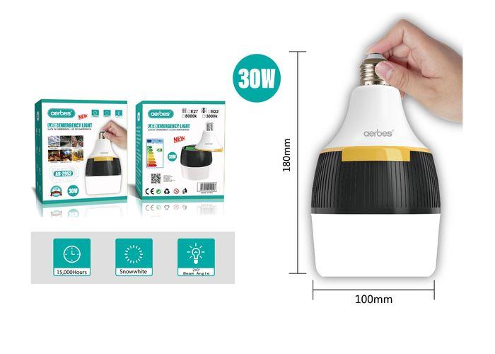 bulbo, modelo AB-Z952, modelo E27, 220 V, 30 W, color blanco