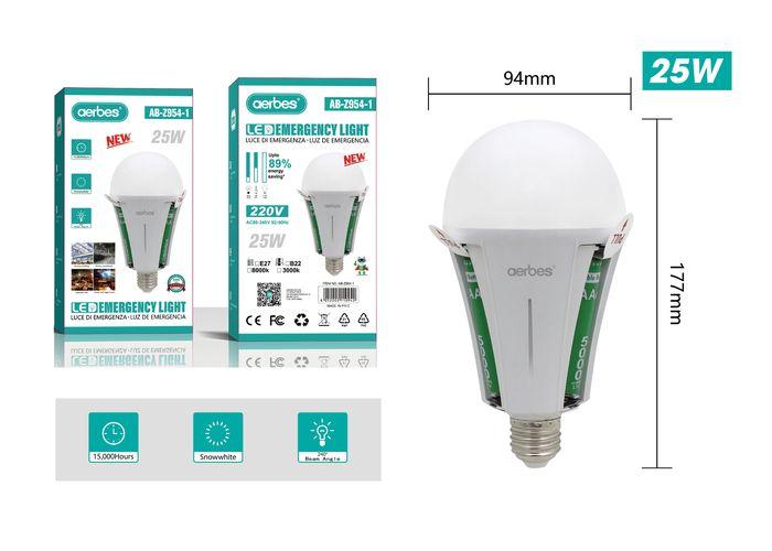 bulbo, modelo AB-Z954-1, modelo E27, 220 V, 25 W, color blanco
