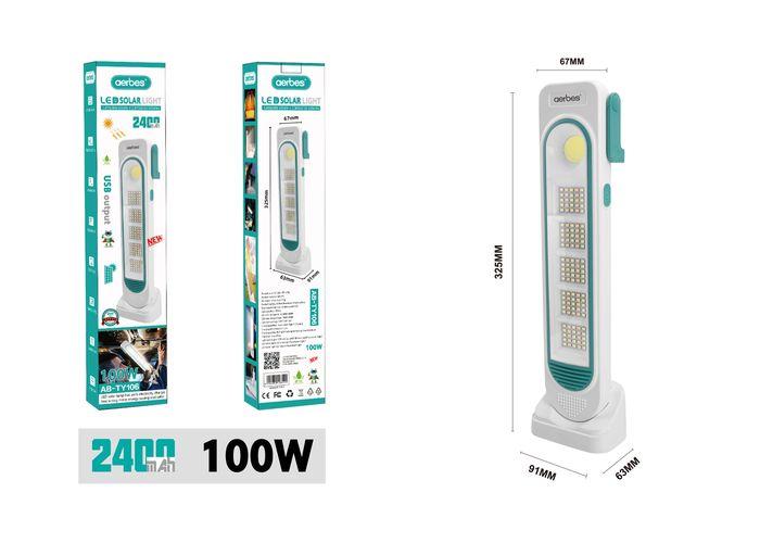luces solares, modelo AB-TY106, 100 W