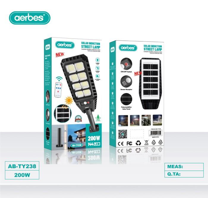 luces solares, modelo AB-TY238, 200 W