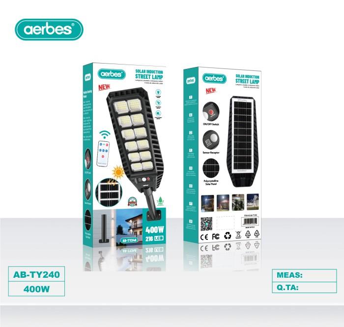 luces solares, modelo AB-TY240, 400 W