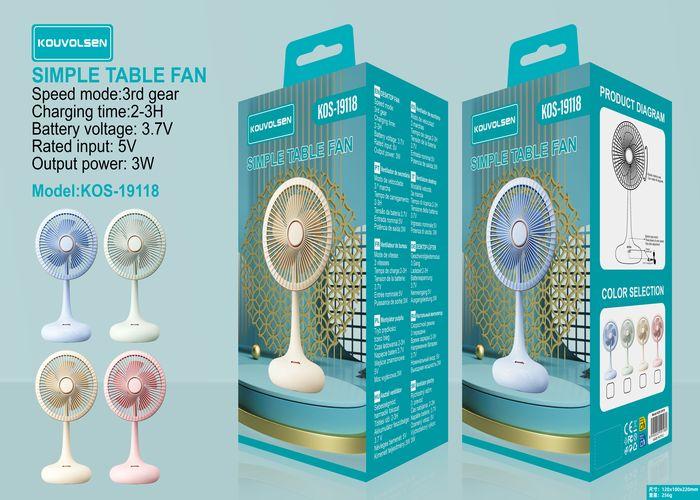 pequeño ventilador, modelo KOS-19118