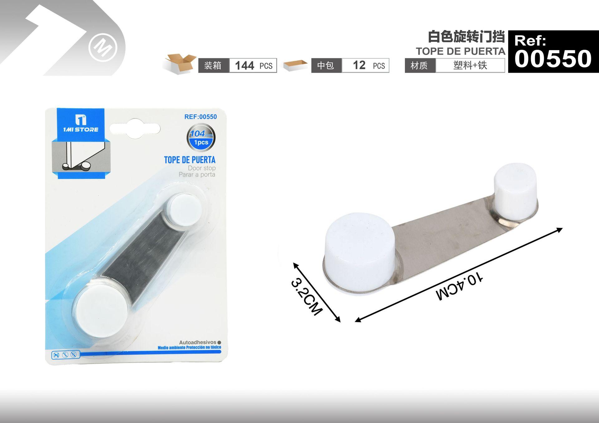 Topes para puertas, color blanco