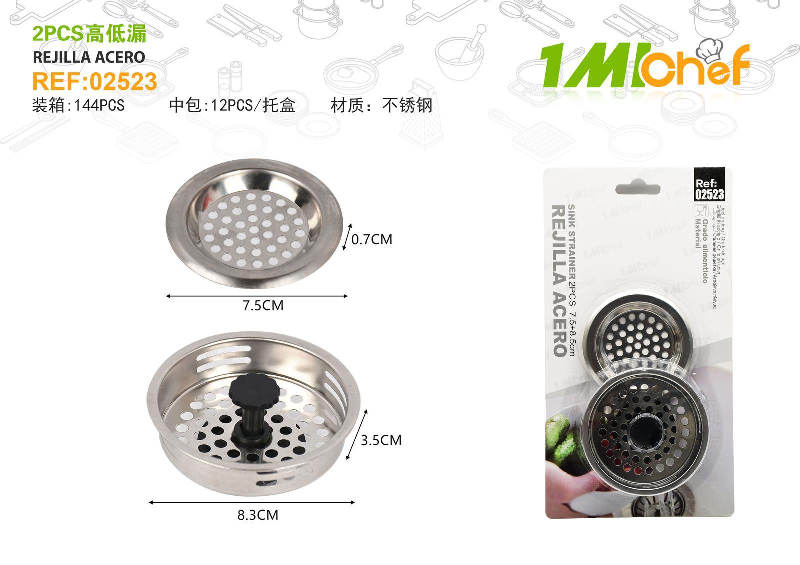Accesorios para fregadero, modelo BKL1111, 2 piezas