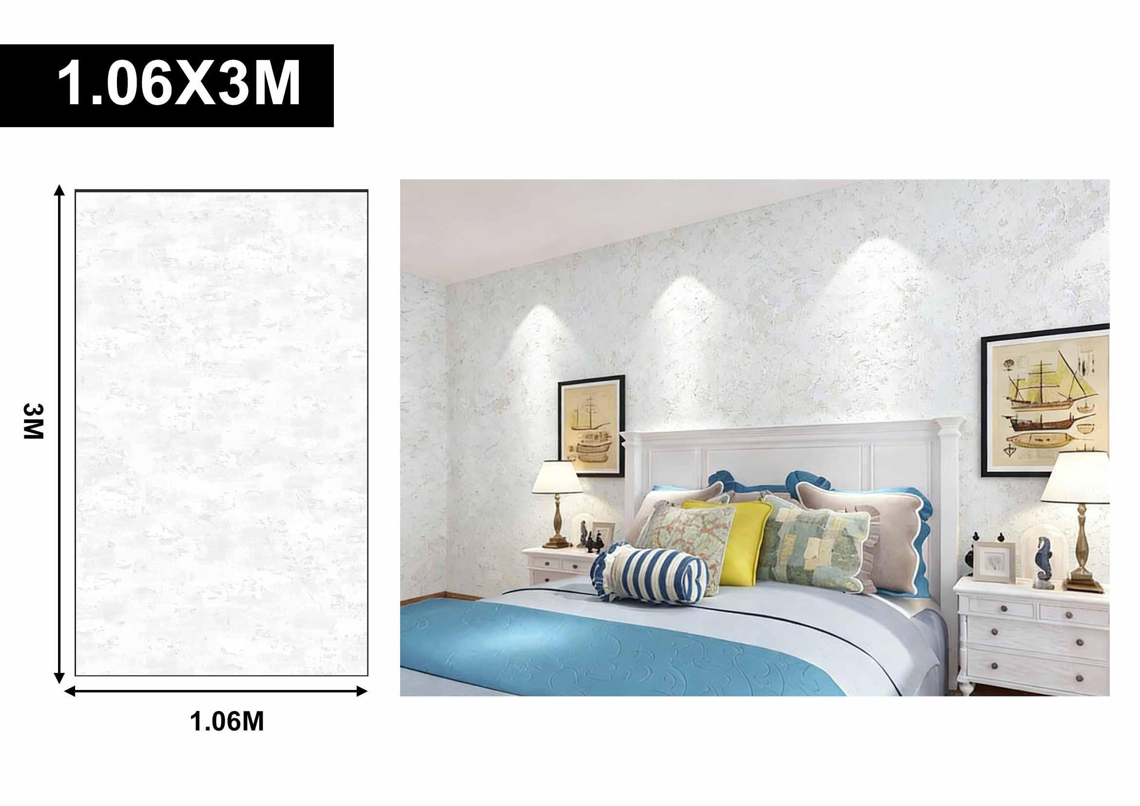 Papel tapiz efecto tela, 1,06 × 3 m, 3 m, modelo 03110