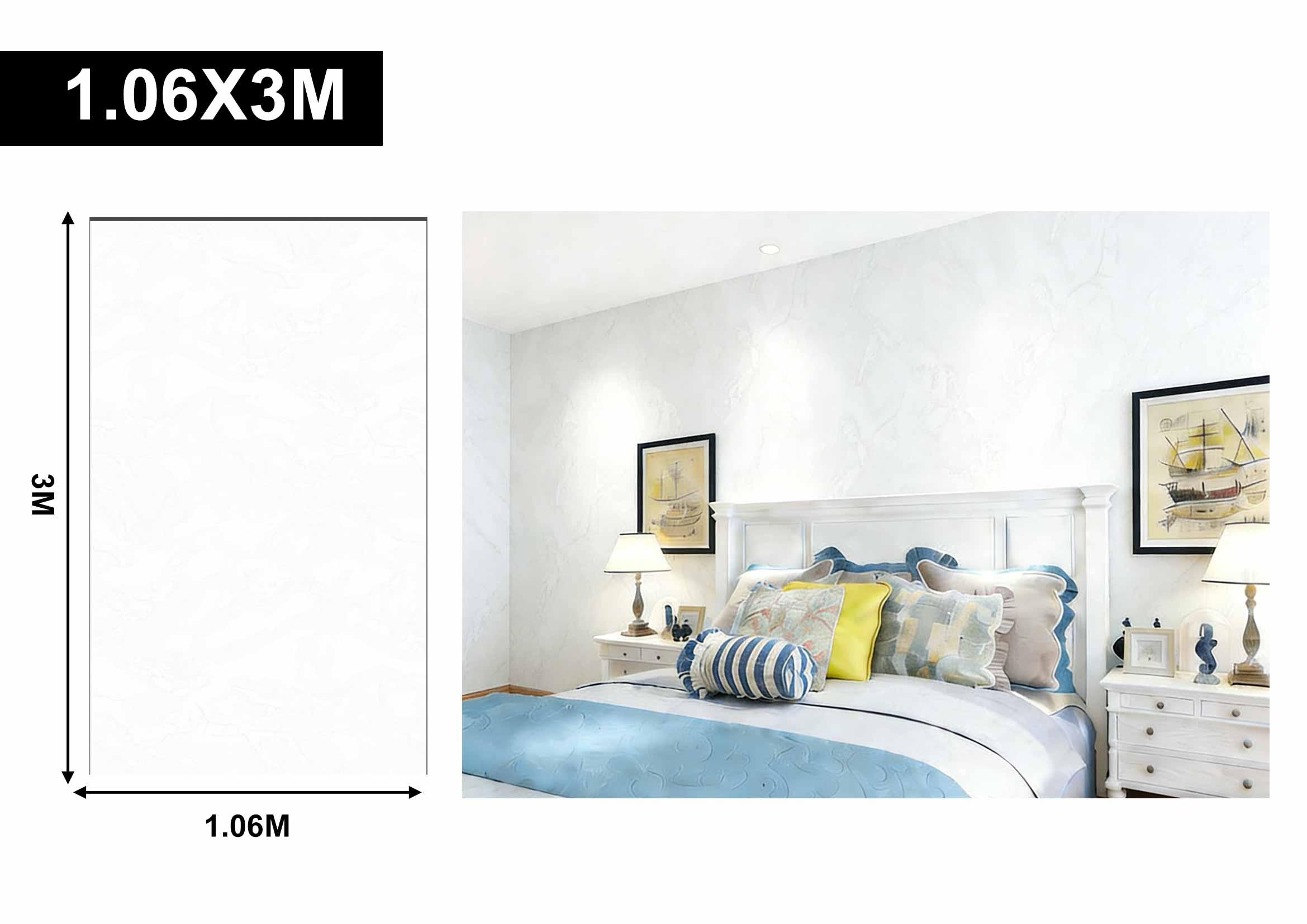 Papel tapiz efecto tela, 1,06 × 3 m, 3 m, modelo 03113