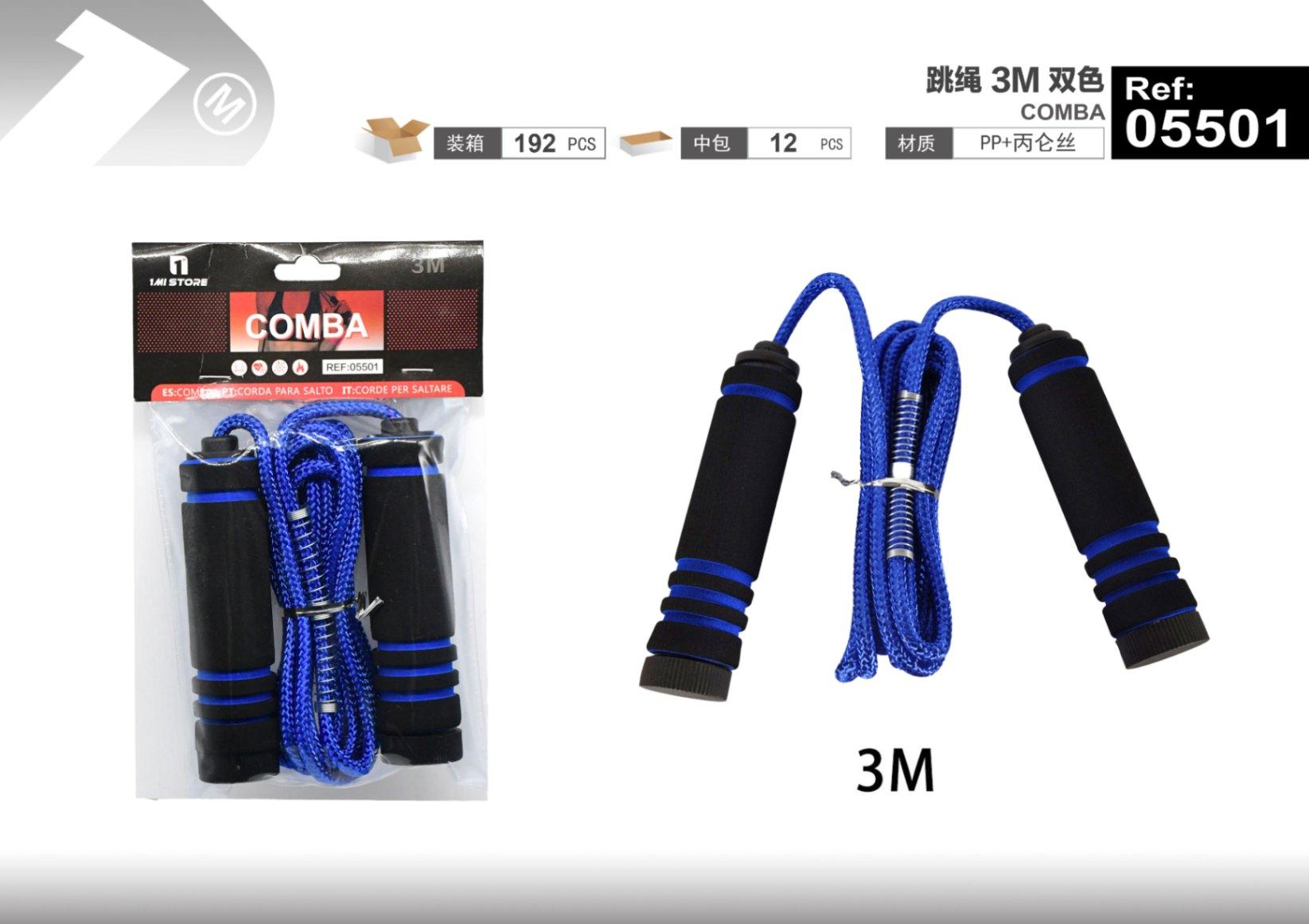 saltar la cuerda, 3 m, color bicolor