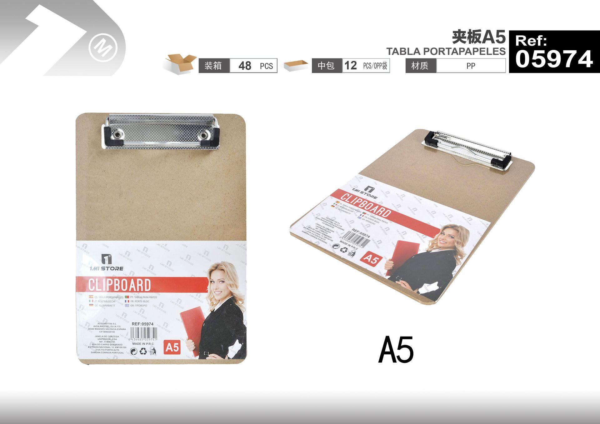 Abrazaderas de placa, modelo A5, modelo 05974