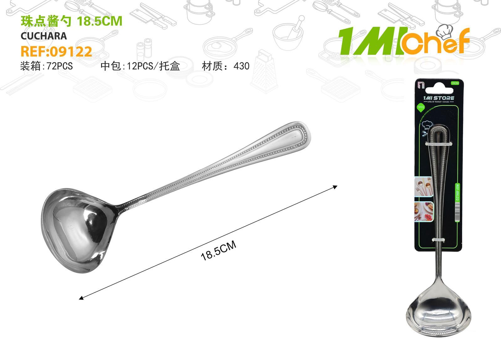 Cuchara para salsa, 18,5 cm, ref. 09122