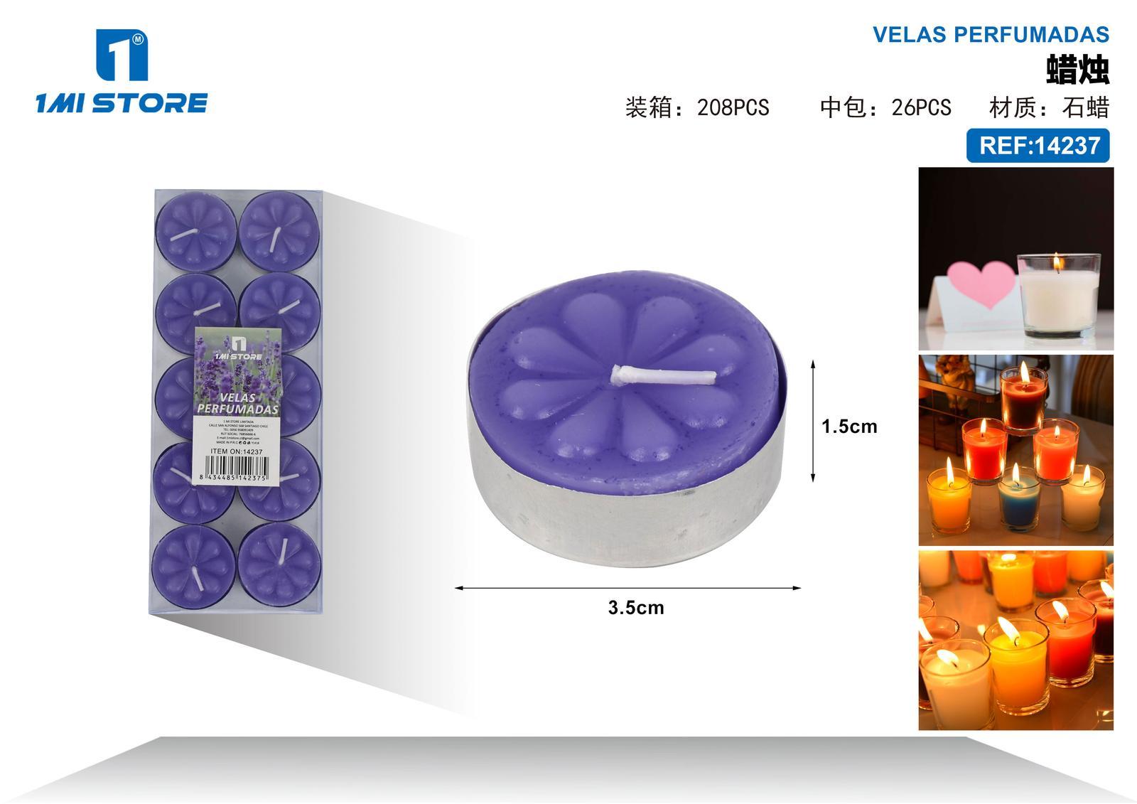 Vela, 12 g, color morado